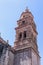 landmark san agustin temple bell tower in Morelia