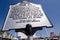 Landmark sign noting the historical significance of Marylands Atlantic Ocean resort town