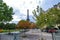 landmark, tree, plaza, monument, sky, city, tower