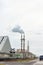 Landmark twin smoke stacks of the Ravensdown Napier Works site