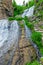 Landmark, view of Jermuk waterfall, nature of Armenia on a summer