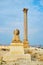 The landmarks of Amoud Al Sawari archaeological site, Alexandria