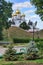 Landmarks of Dmitrov framed by Trees