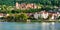 Landmarks of Germany - medieval Heidelberg town, view with castle