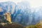 Landmarks of Greece - unique Meteora with hanging monasteries over rocks