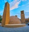 The landmarks of old Yazd, Iran