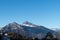 Landquart, Switzerland, December 19, 2021 Mountain scenery on a sunny day