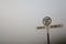 Lands End Signpost in Thick Fog - Cornwall - England