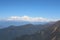 Landscap view of Mt Kanchanjangha with sleeping budha