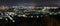 Landscape aerial view in the night from Khao Rang