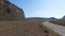 Landscape Of The African Savannah, The Dried Grass With Honey, Acacia And Rocks