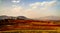 Landscape with the agriculture field around Malealea, Lesotho