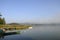 Landscape Aiguebelette lake, France