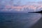 Landscape of Aitutaki Lagoon Cook Islands.