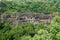 Landscape of Ajanta caves in Aurangabad, India