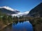 Landscape of Alaska glacier view