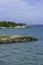 Landscape along the coast of Gargano near Peschici and Vieste