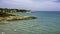 Landscape along the coast of Gargano near Peschici and Vieste