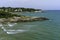 Landscape along the coast of Gargano near Peschici and Vieste