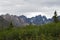 Landscape along Dempster Highway near Tombstone Territorial Park, Canada