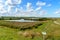 Landscape along the Eastern Scheldt in Holland