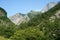 Landscape along the road of Arni, from Garfagnana to Alpi Apuane