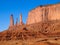 Landscape of the ancient rocks. Monument Valley, Arizona.