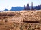 Landscape of the ancient rocks. Monument Valley, Arizona.