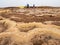 Landscape around lake Dallol in Danakil Depression, Ehtiopia