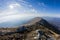 Landscape around mountain Rtanj on a sunny day