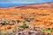 Landscape of the Asif Ounila valley in the High Atlas Mountains, Morocco