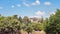 Landscape of Athens, Greece. Temple of Hephaestus in the Agora in summer.