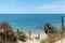 Landscape from the Atlantic coast Vendee from a French island Noirmoutier