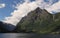 Landscape of the Aurlandsfjord and Naeroyfjorden fjords Norway