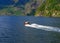 Landscape of the Aurlandsfjord and Naeroyfjorden fjords Norway