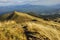 Landscape of autumn mountains polonina carynska bieszczady poland