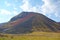 Landscape between Azhdahak volcano and lake Akna in Geghama mountains full of volcanos, Armenia