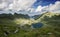 Landscape from Balea Lake in Romania