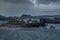 Landscape of Ballintoy Harbour, Northern Ireland