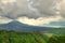 Landscape of Batur volcano on Bali island, Indonesia