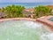 Landscape in a beach in Hammamet