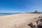 Landscape of Beach Los Lances in Tarifa town