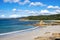 Landscape at the Beach Praia Da Cruz at Muxia, Galicia, Northern Spain, Costa da Morte