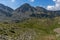 Landscape of Begovitsa River Valley, The Tooth and the dolls peaks, Pirin Mountain, Bulgaria