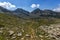 Landscape of Begovitsa River Valley, The Tooth, the dolls and Yalovarnika Peaks, Pirin Mountain, Bulgaria