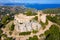 Landscape of Begur castle in Begur , Spain, november 18, 2020