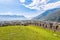 Landscape of Bellinzona city, Ticino, Switzerland