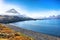 Landscape of Berufjordur fjord in Iceland