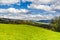 Landscape of the Beskid Mountains.