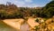 Landscape of Binga waterfalls in Angola